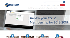 Desktop Screenshot of csep.ca